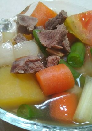 Foto resep Sop Daging Simple Sehat