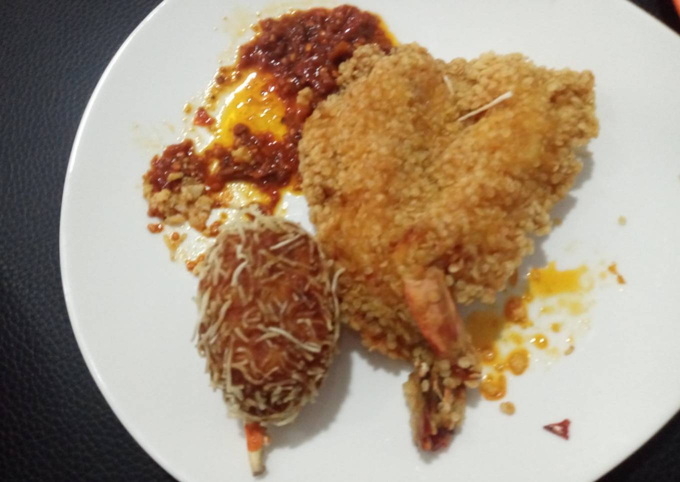 Simple Chinese Corn dogs with Pepper Sauce