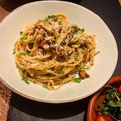 A picture of Puy Lentil Bolognese.