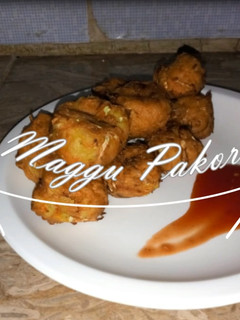 A picture of Maggi pakora recipe.