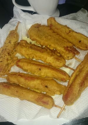 A picture of Corndogs.