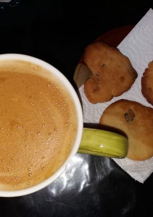 Una foto de Café batido bien espumoso