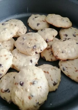 Une photo de Cookies aux pépites de chocolat
