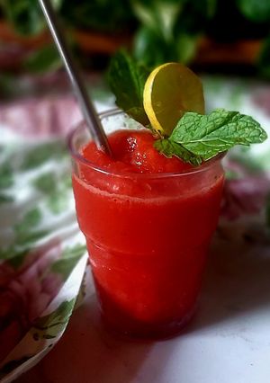 A picture of WaterMelon Slush.