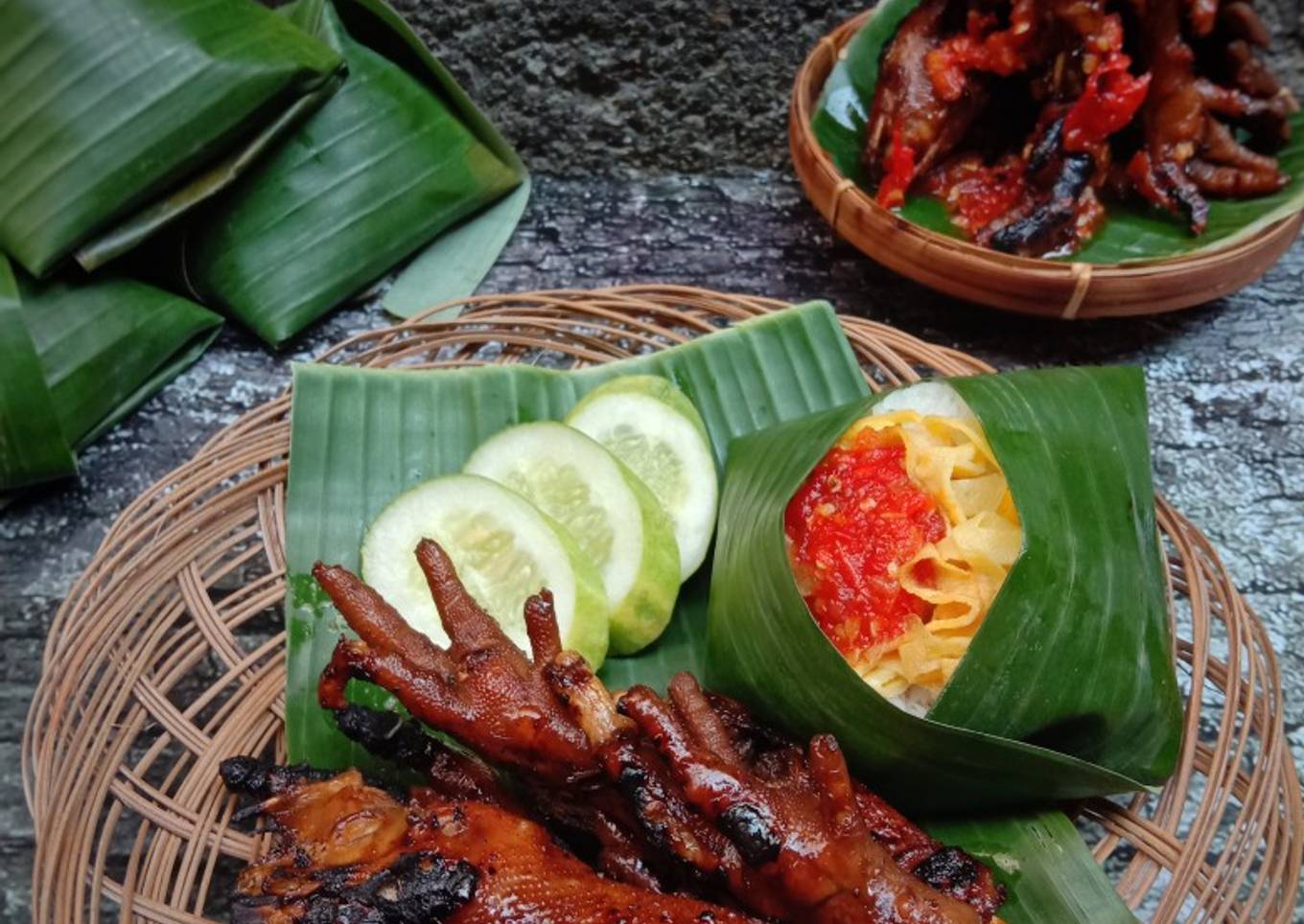 Sego Kepal Sate Krokot