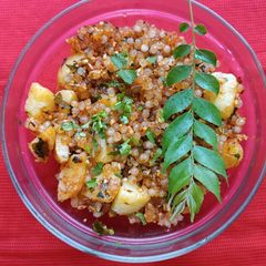 A picture of Sabudana Khichdi (Vrat Falahar).