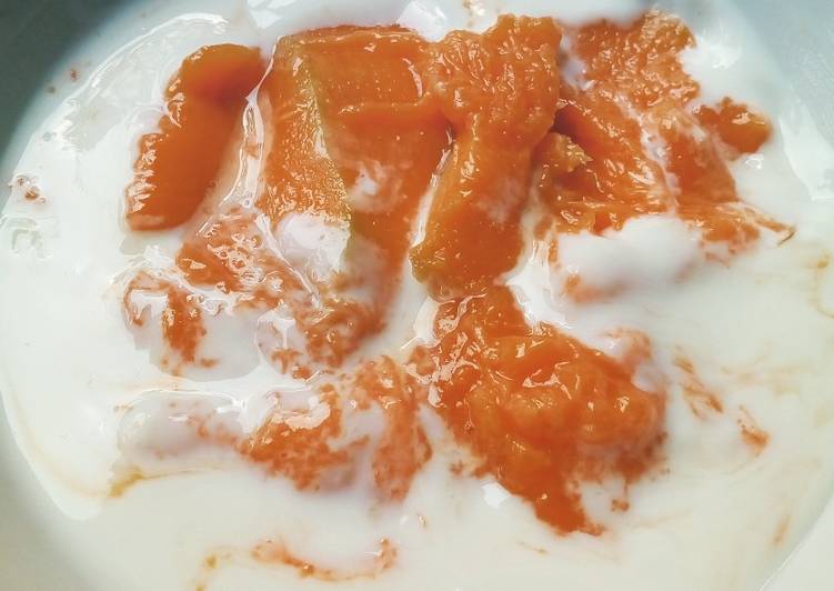 Mangga with fla susu