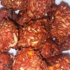 A picture of Veg Manchurian balls.