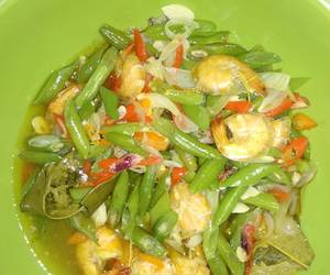 Mudahnya Membuat Tumis Udang Sayur Buncis Paling Enak