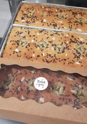Foto resep Banana Cake lembut irit telur