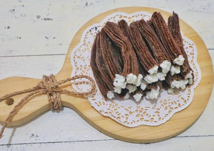 Langkah Mudah untuk Membuat Churros frozen oreo isi vla, Lezat Sekali