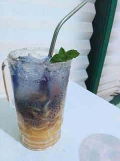 Foto resep Es blewah telang
