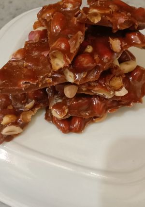 A picture of Homemade gachak.