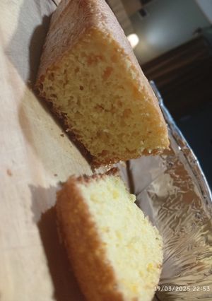 Una foto de Budín de naranja (pocos ingredientes)