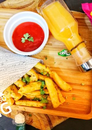 A picture of Fries pakoras.