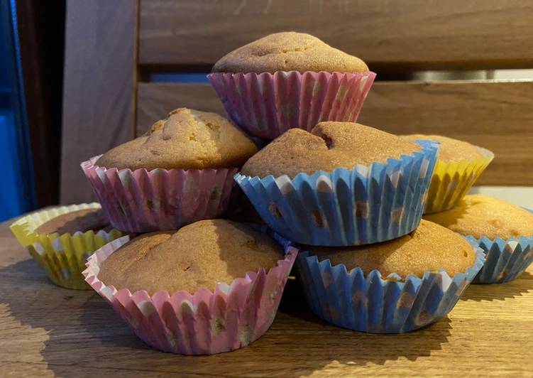 Steps to Make Homemade Mr small’s fairy cakes