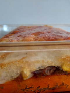 Una foto de Pastel de carne mixto con papa y boniato