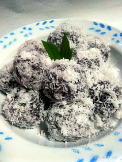 Foto resep Klepon ketan hitam (isi unti)