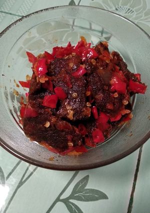 Foto resep Dendeng Balado #recook #herlina_sutjonong