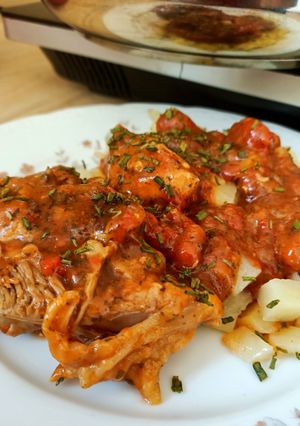 Une photo de Osso buco de dinde à la milanaise et ses pommes de terre à la nutricook