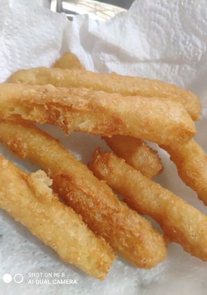 Foto resep Sticky Cheese Potato