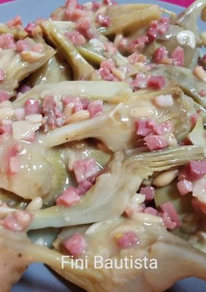 Foto principal de Alcachofas con jamón