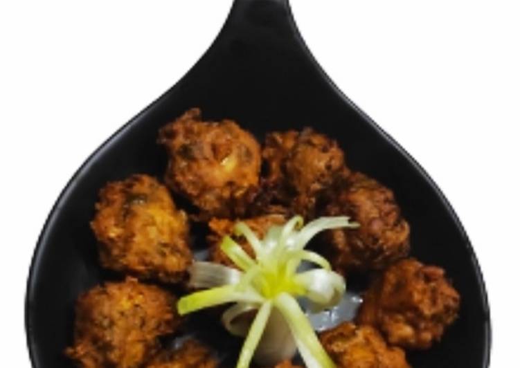 Recipe of Ultimate Spring onion &amp; cauliflower fritters