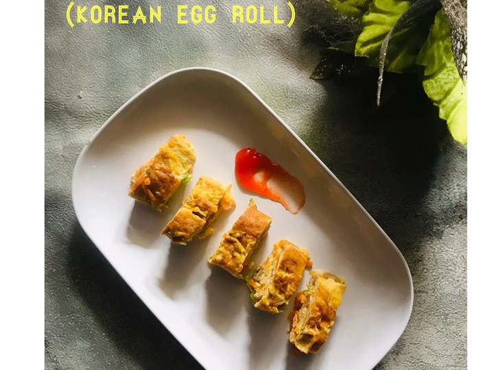 Langkah Mudah untuk Menyiapkan Resep Gyeran Mari (Korean Egg Roll) yang Lezat Anti Ribet, Sempurna