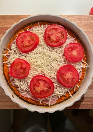 Una foto de Pizza de Zanahoria!