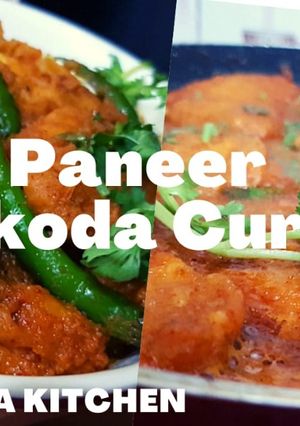 A picture of Paneer Pakoda Curry Recipe I Paneer Pakora Gravy Recipe I Paneer Pakora Masala Curry I.