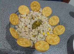 Una foto de Coditos con atún