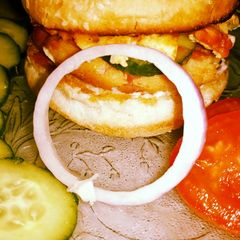 A picture of Chicken Patty Burger.