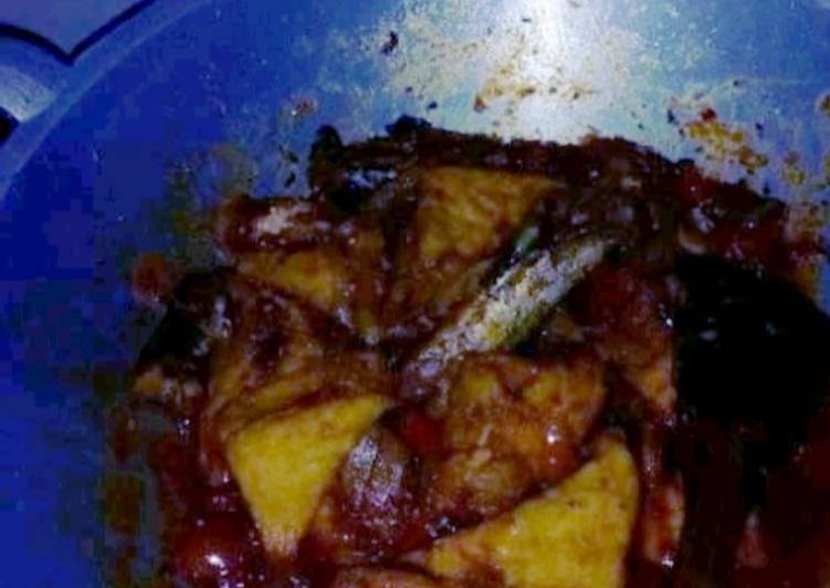 Resep Sarden sambal tahu Lezat