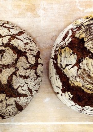 A picture of Roggenbrot - All Rye Sourdough Loaf [Bakery Recipe].
