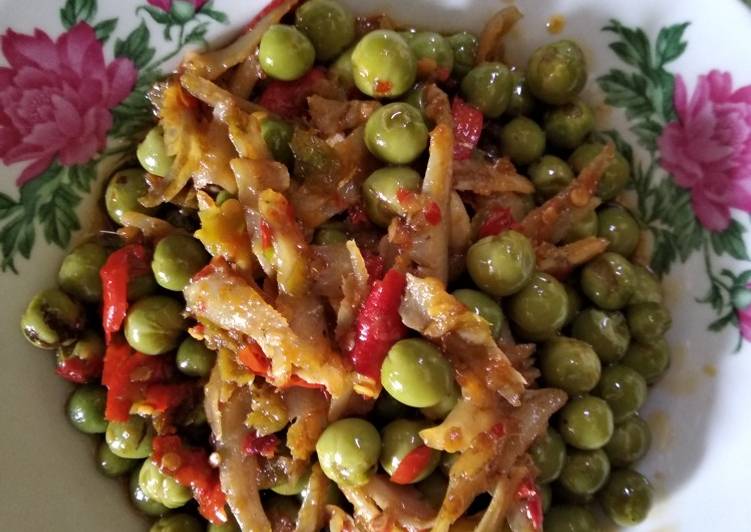 Terong Pipit tumis teri pedas