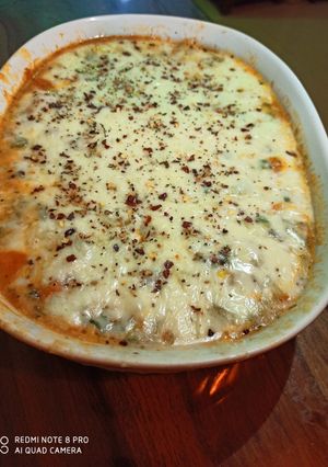 Bake Dish, Veg. Lasagna રેસીપી મુખ્ય ફોટો