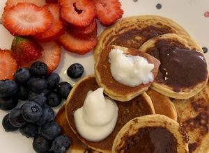 Una foto de Pancakes de Banano con Avena