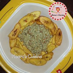 Fried Plantains and Egg Sauces A picture of Fried Plantains and Egg Sauces.