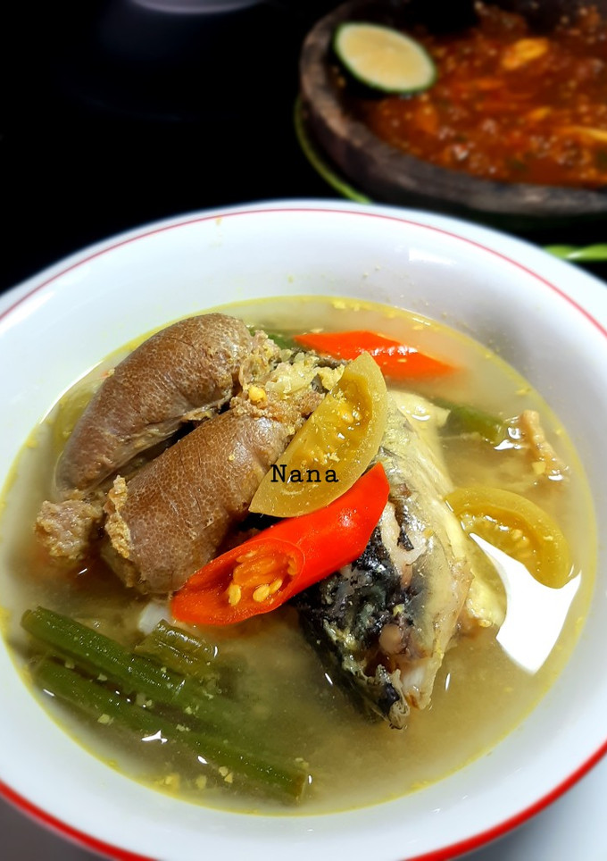 Foto resep Sayur asam kepala ikan baung khas banjar