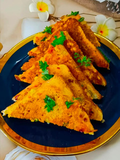 मसाला बेसन ब्रेड टोस्ट (Masala Besan Bread Toast) रेसिपी मुख्य फोटो