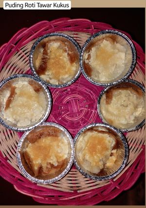 Foto resep Puding Roti Tawar Kukus