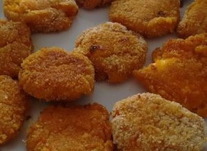 Una foto de Milanesas de calabaza