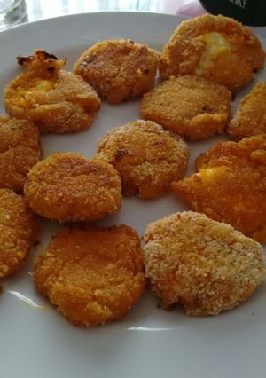 Una foto de Milanesas de calabaza