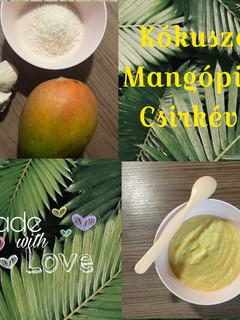 Baba püré - kókuszos mangópüré csirkével recept fotója