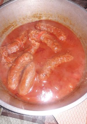 Una foto de Chorizo a la Pomarola