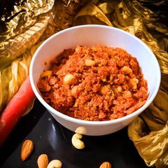 A picture of Easy to make Carrot Halwa.