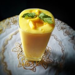 A picture of Mango lassi..