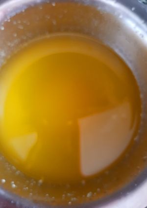 A picture of Home made ghee.