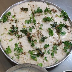 A picture of Farali dhokla.