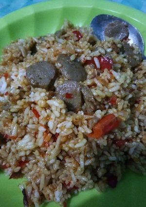 Foto resep Nasi goreng baso